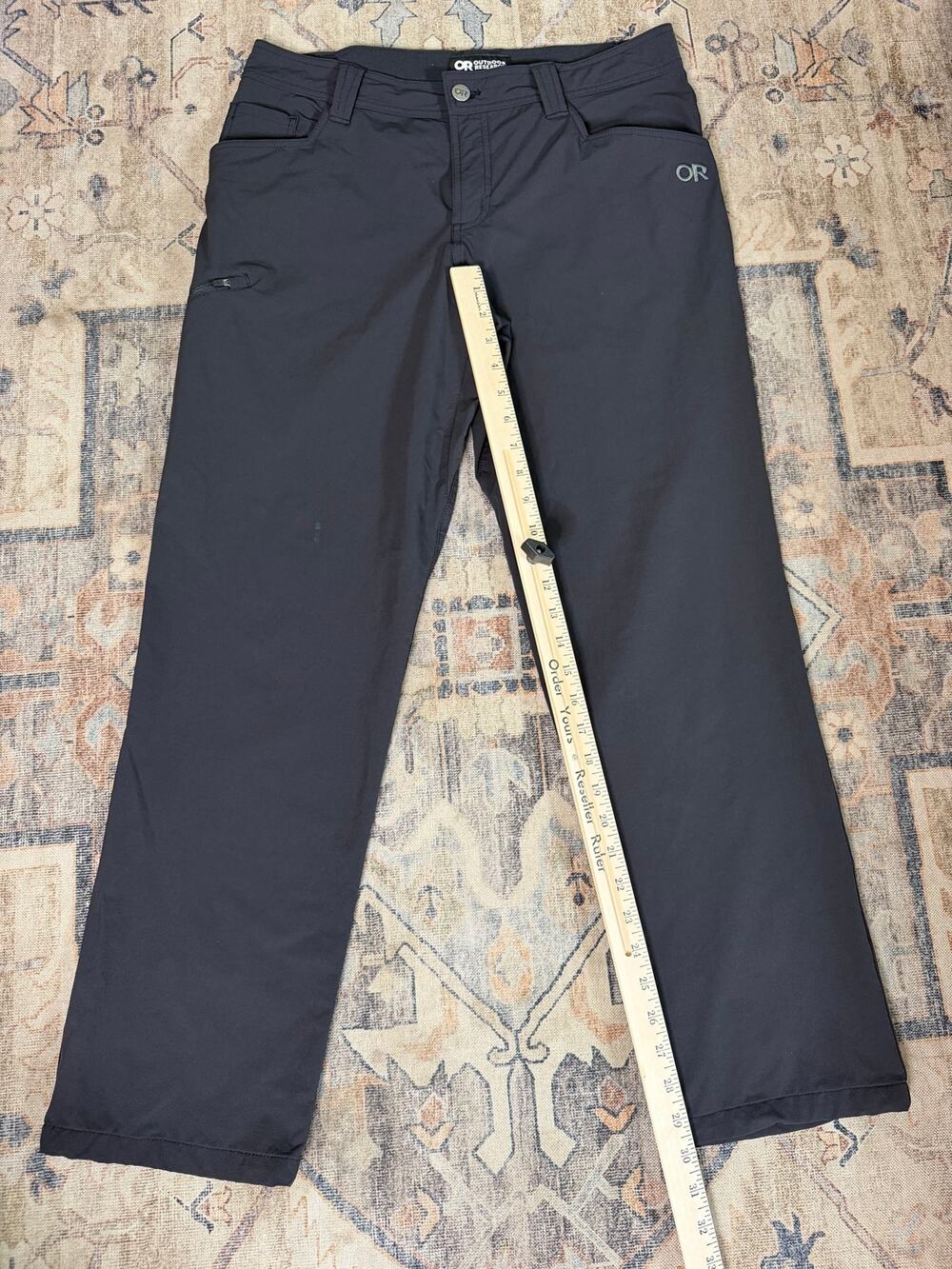 Outdoor Research Voodoo Pants Mens 33x30 Black Softshell Hiking Climbing 287637